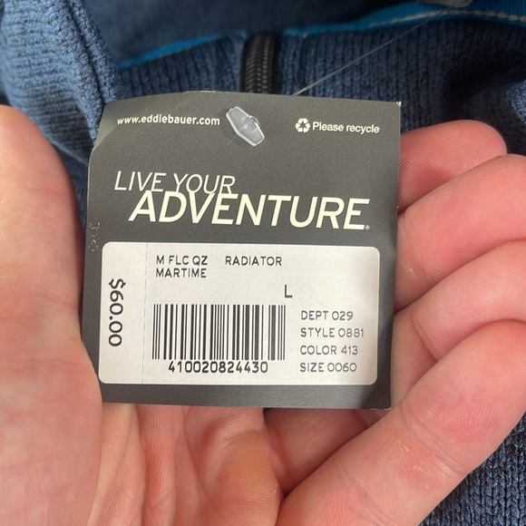 Eddie Bauer Quarter zip jacket - Picture 7 of 7